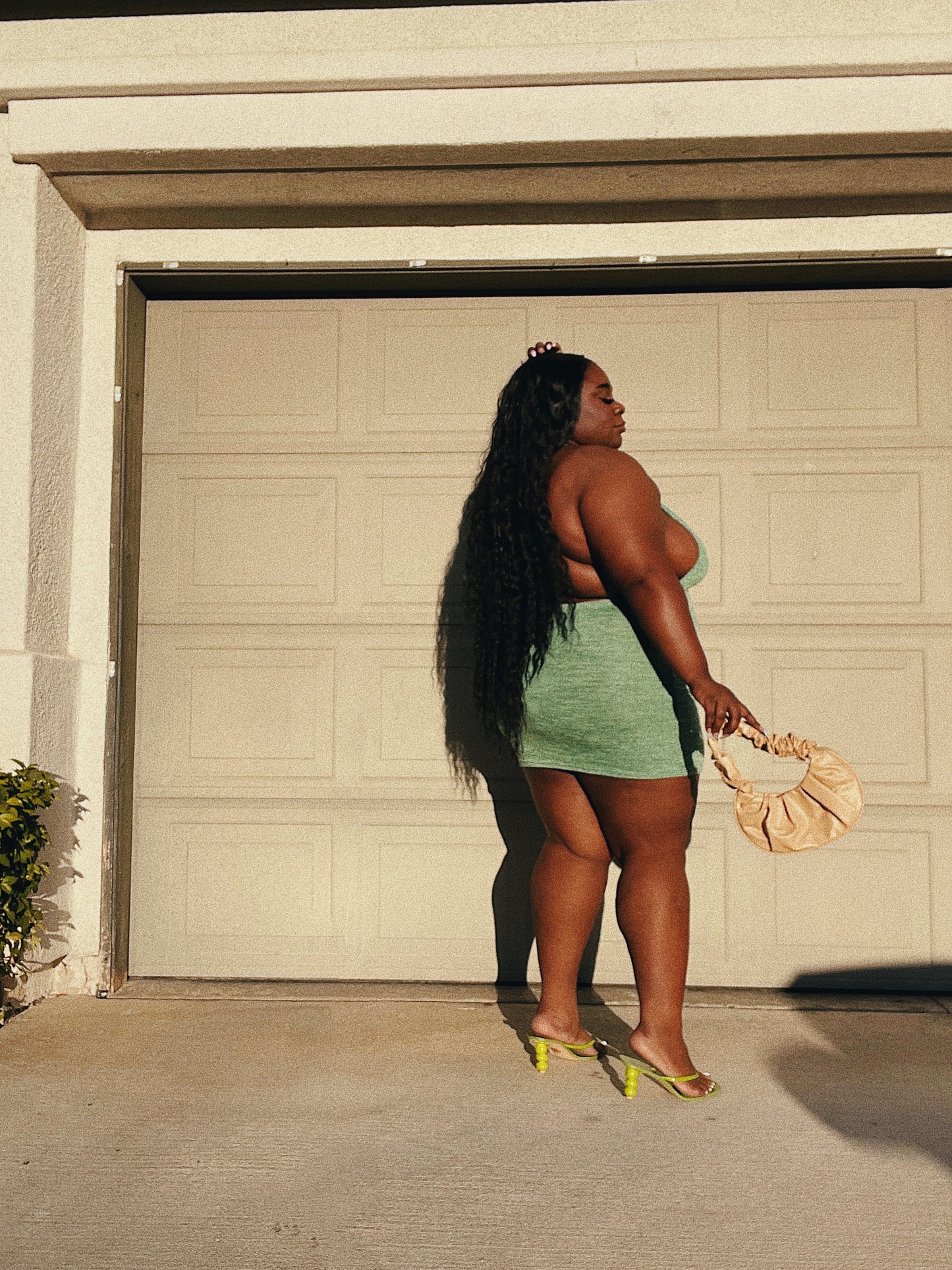 Minty Pie Backless Bodycon Dress