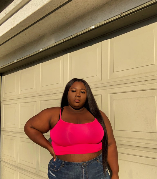 Don’t Call Me Back Pink Neon Cami