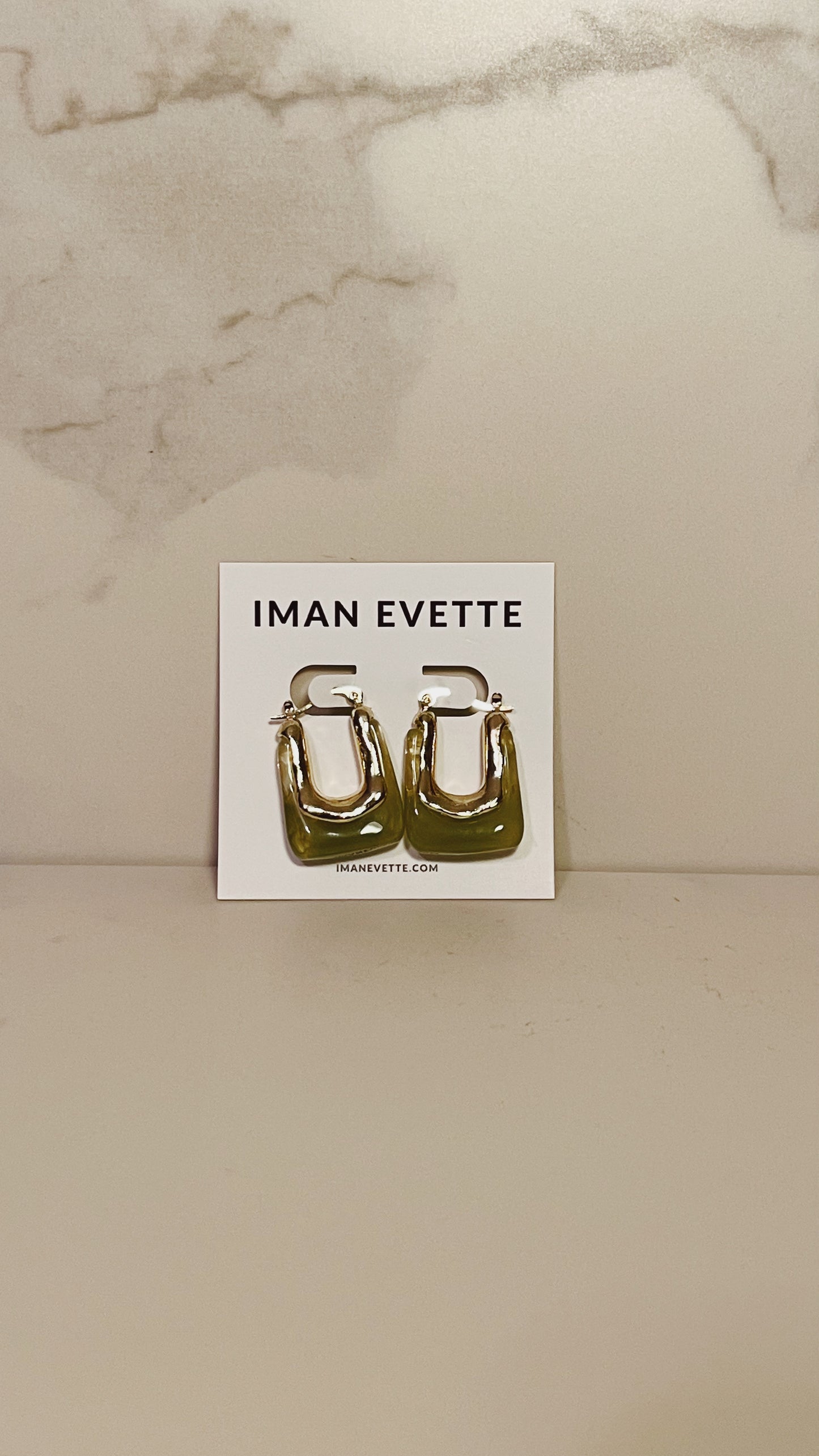 Bite Me Chunky Earrings - Chartreuse